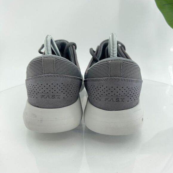 Kizik Men's Madrid Sneaker Casual Shoe Size 9.5 Gray Eco Knit Hands Free Slip On - Picture 3 of 11